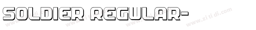 Soldier Regular字体转换